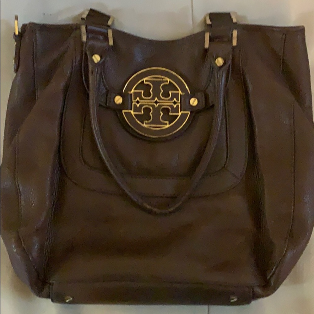 Authentic Brown leather Tory Birch Tote